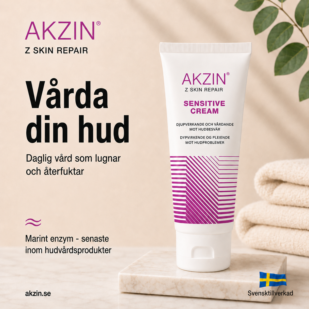 Akzin Sensitive Cream 75ml
